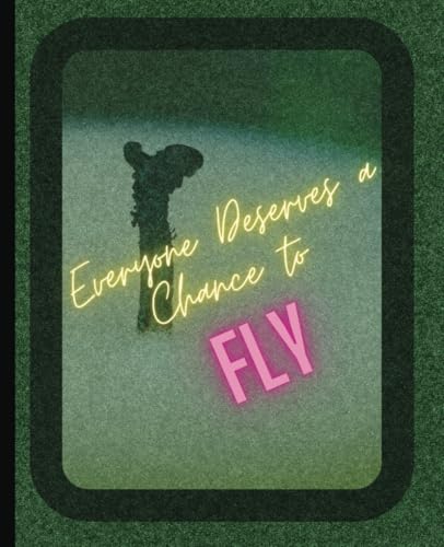 Wicked Composition Notebook | Everyone Deserves a Chance to Fly | Black, Green, Gold, Pink | College Ruled, 7.5 x 9.25, 120 Pages | For kids, teens, ... Journaling, Creative Writing & Note-Taking