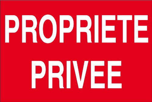 panneau signalétique"Propriété privée" 300x200mm Cover