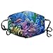 Produktbild Blue Ocean Tropical Fish Coral Undersea World Anti-Dust Earloop Mouth Mask for Women Men, Anti Flu Pollen Germs Cycling Painting Half Face Mouth Mask - Adjustable Elastic Band Respirator