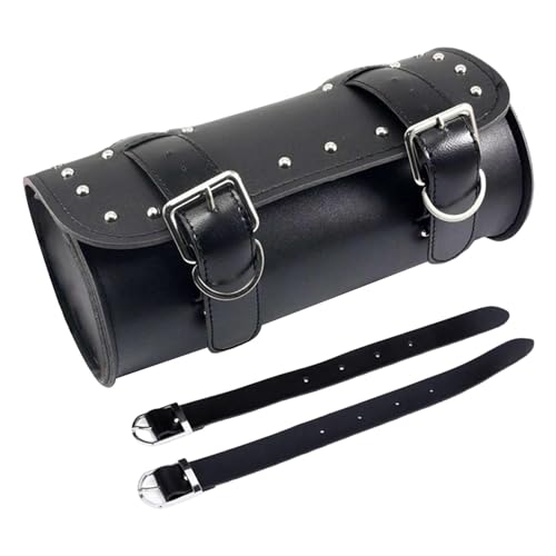 Sacoche de guidon de moto étanche en cuir PU pour ranger vos affaires