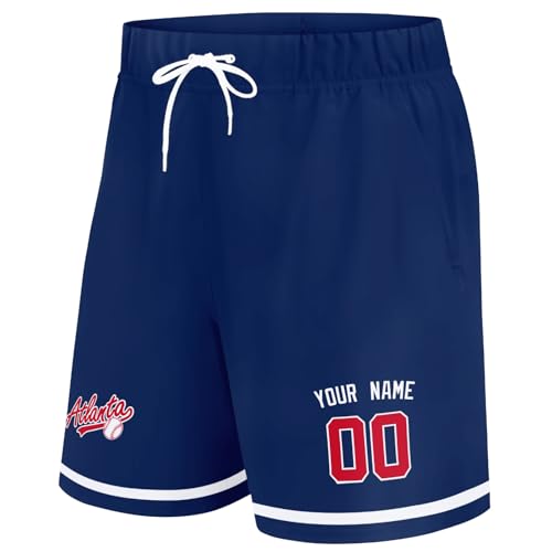 Image of ANTKING Swim Trunks Custom Name Number Beach Shorts for Men Youth Gifts