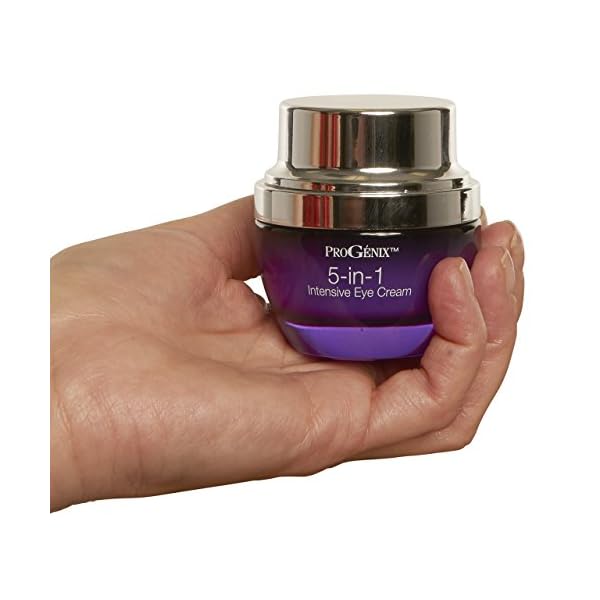 ProGenix 5 in 1 Intensive Eye Cream for Wrinkles, Puffiness, Dark Circles, Sagging Skin, & Expression Lines. 1oz Bottle