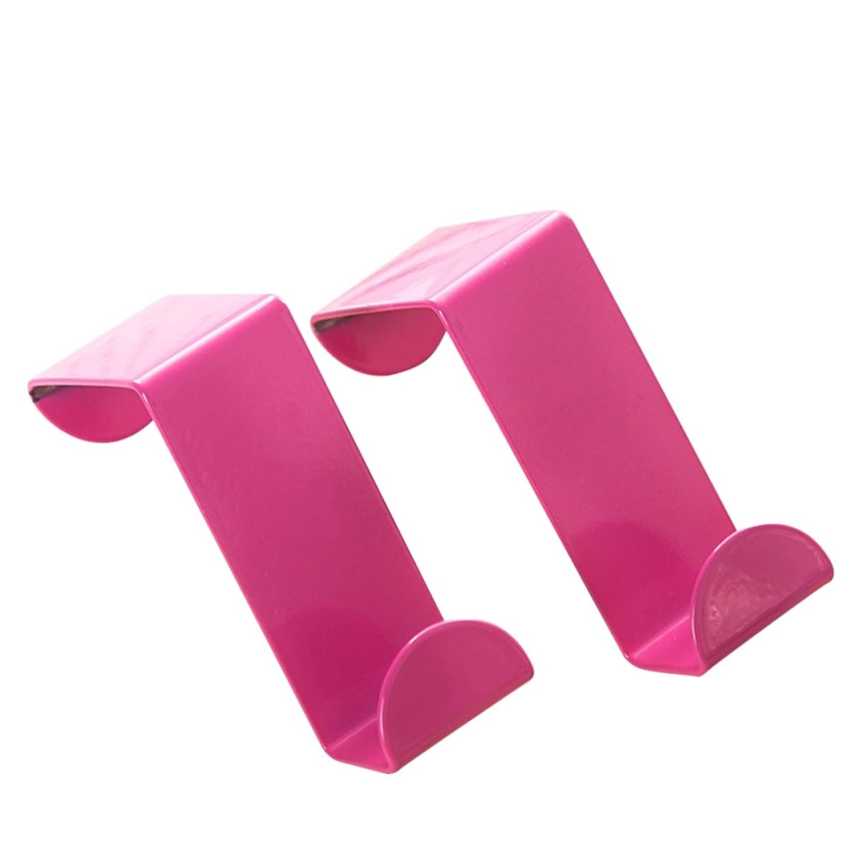 OKUMEYR 10 Stainless Steel Hooks Z-Shape Hangers No Trace Installation Multi-Purpose for Door Closet Kitchen Saving Space