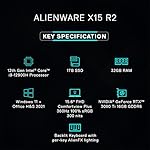 DELL-New-Alienware-x15-R2-Gaming-Laptop-Intel-Core-i9-12900H-Processor32GB-LP-DDR41TB-SSDNVIDIA-RTX-3080-Ti-16GB-GDDR6156-3962cm-FHD-360Hz-300nitsAlienFX-KBWin-11-MSO21234kg