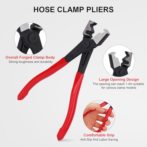 Electrical Disconnect Connector Pliers For Car: Automotive Electrical Plug Removal Connector Disconnect Tools 37960/37980,Connector Separator and Hose Clamp Pliers