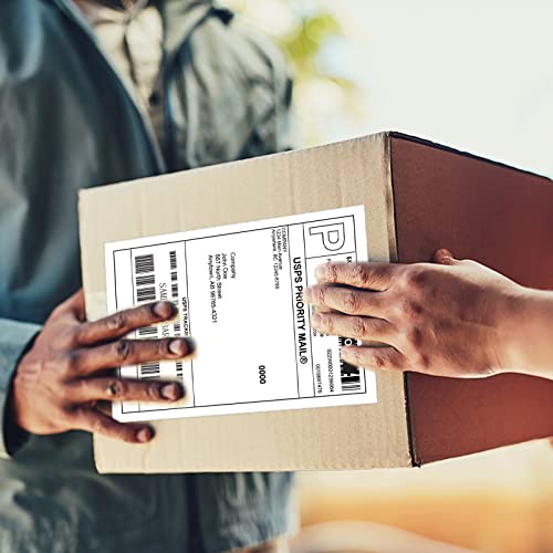 9527 Product 100 Sheets Sticker Labels 8-1/2" X 11" Shipping Address Labels For Laser/Ink Jet Printer,100 Labels. #TOP5