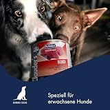 DR.CLAUDER'S - Selected Meat Prebiotic | Nassfutter in Lebensmittelqualität mit Inulin für eine gesunde Darmflora bei ausgewachsenen Hunden. Alleinfutter in der Dose | 200g Rind