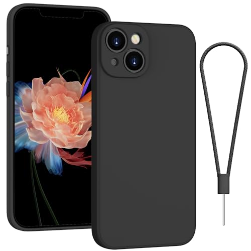 Andwing For iPhone 13 Case Silicone Case Soft Ultra Phone Case Slim Protective Shockproof Cover Scratch-Resistant Microfiber Lining, 6.1