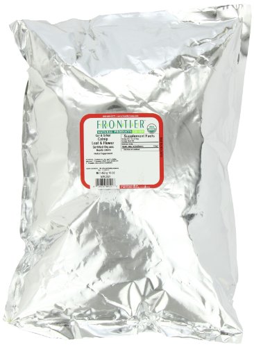 Frontier Co-Op Organic Catnip Leaf & Flower, Cut & Sifted, 1 Pound Bulk Bag #TOP1