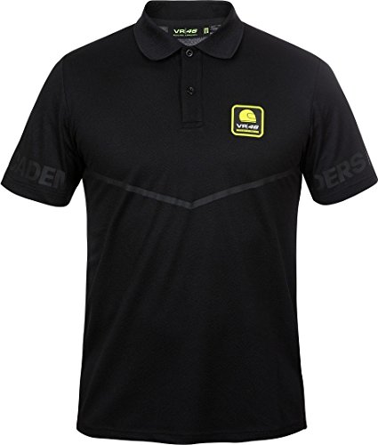 Valentino Rossi VR46 Riders Academy Collection Polo, Noir, XS Homme