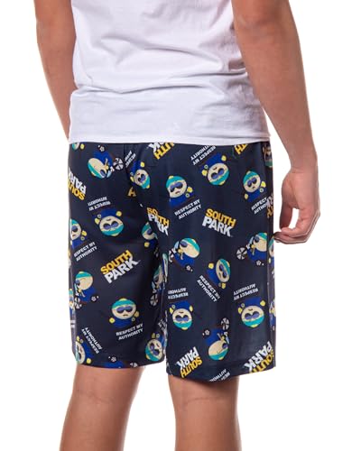 INTIMO South Park Pajamas Men's Eric Cartman Respect My Authority PJ Shorts Lounge Bottoms4