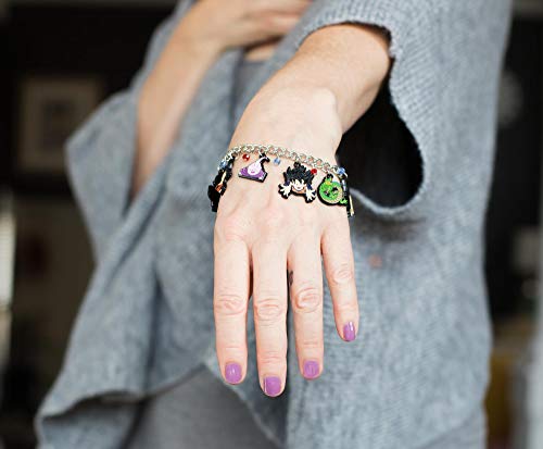 Toynk Dragon Ball Z Character 15-mm Silver-Toned Charm Bracelet | Includes 8 Unique Enamel Pendant Charms | Goku, Vegeta, Piccolo, And More | Fashionable Anime Manga Wrist Jewelry Accessories3