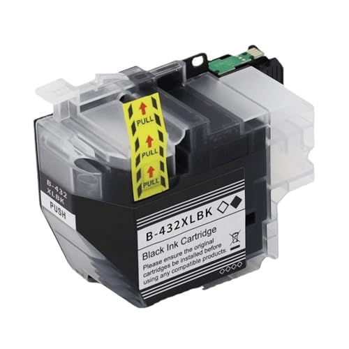 Cartouche LC432XL noire compatible évitez les pannes d'encre sur Brother MFC-J6740DW