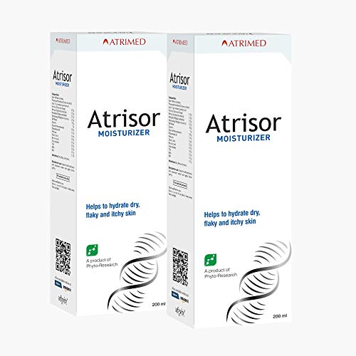 Image of ATRIMED Atrisor Moisturizer Lotion For Psoriasis, Dry, Itchy, Flaky Skin,Pack Of 2