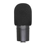 SUNMON Microphone Foam Windscreen Cover, Perfect Mic Pop Filter Mask Shield for Audio Technica AT2020、AT2020V、AT2035、AT2050 Microphones (Black)