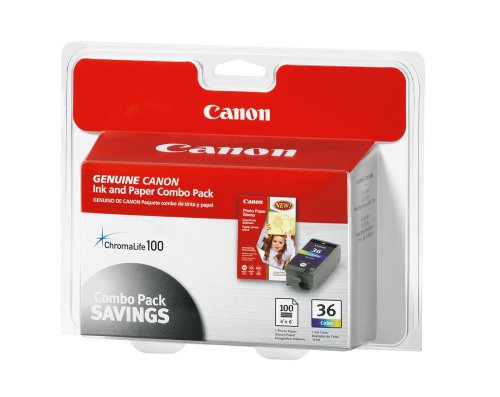 Canon Glossy Ink and Photo Paper Combo Pack (1151B007)
