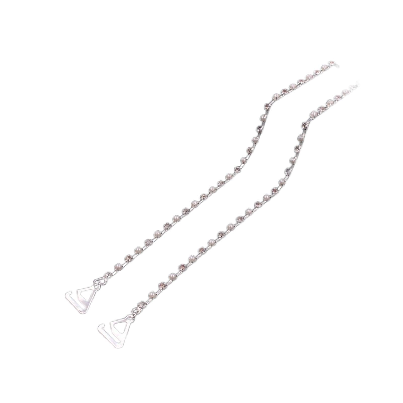 Tirantes de moda for el hombro, cristal artificial, for ropa interior, metal, antideslizantes, sexys, invisibles y geniales