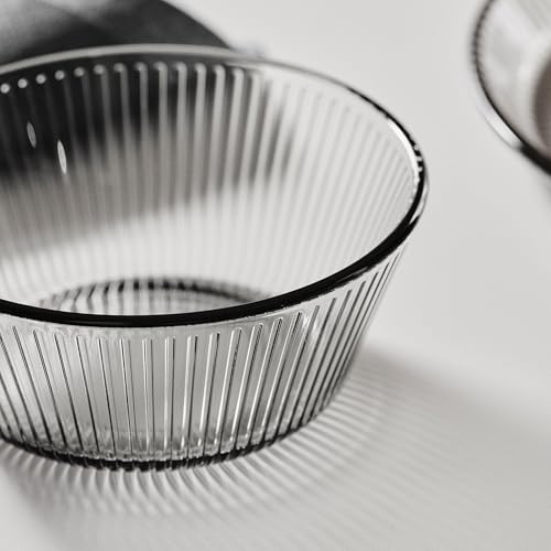 Bol à rayures Gris 12 cm HAVSGÄDDA ProTuning vaisselle moderne - 4