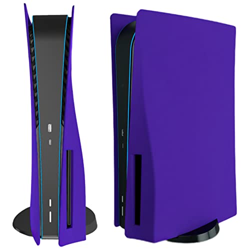 Image of Face Plate Cover Shell for PS5 Disc Edition Console Faceplates, Accessories Compatible with PlayStation 5 Protective Replacement Panels (Galactic Purple)