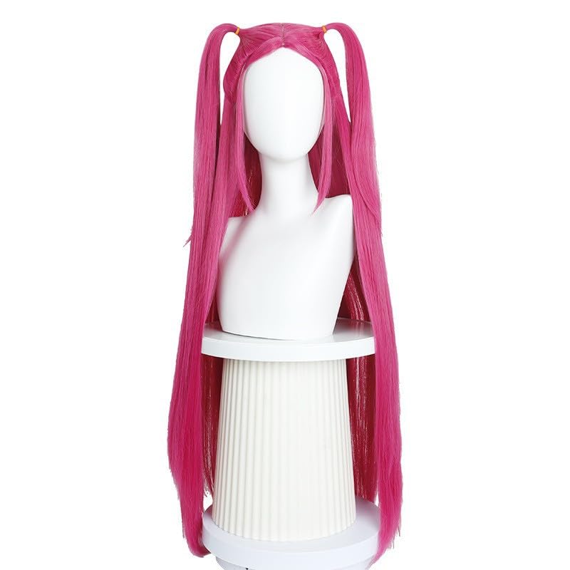 ZKR Mira Wig Kids，Pink Wig Women and Girls Halloween Cosplay Props