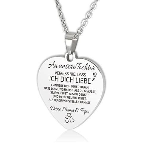 Collier HAYOUWAY cœur avec inscription Cover