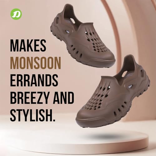 Image of DOCTOR EXTRA SOFT Men's Classic Slip On Clogs /Sandals /Shoes For Adult|Casual & Breathable|Comfortable|Lightweight|Stylish & Anti-Skid|Waterproof Rainy & Everyday Use Mules For Gents & Boys D-528