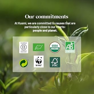 Kusmi Tea - Be Cool - Organic Herbal Tea Flavored with Mint, Lemon Verbena & Licorice - Caffeine Free Herbal Tea - Loose Leaf Tea - Tin Box of 3.1 oz - Quantity for about 50 cups