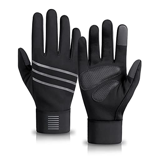 Gants d'hiver étanches écran tactile coupe-vent pour sport running et ski