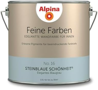 Alpina Feine Farben – No. 16 Steinblaue Schönheit® – edelmatte In...