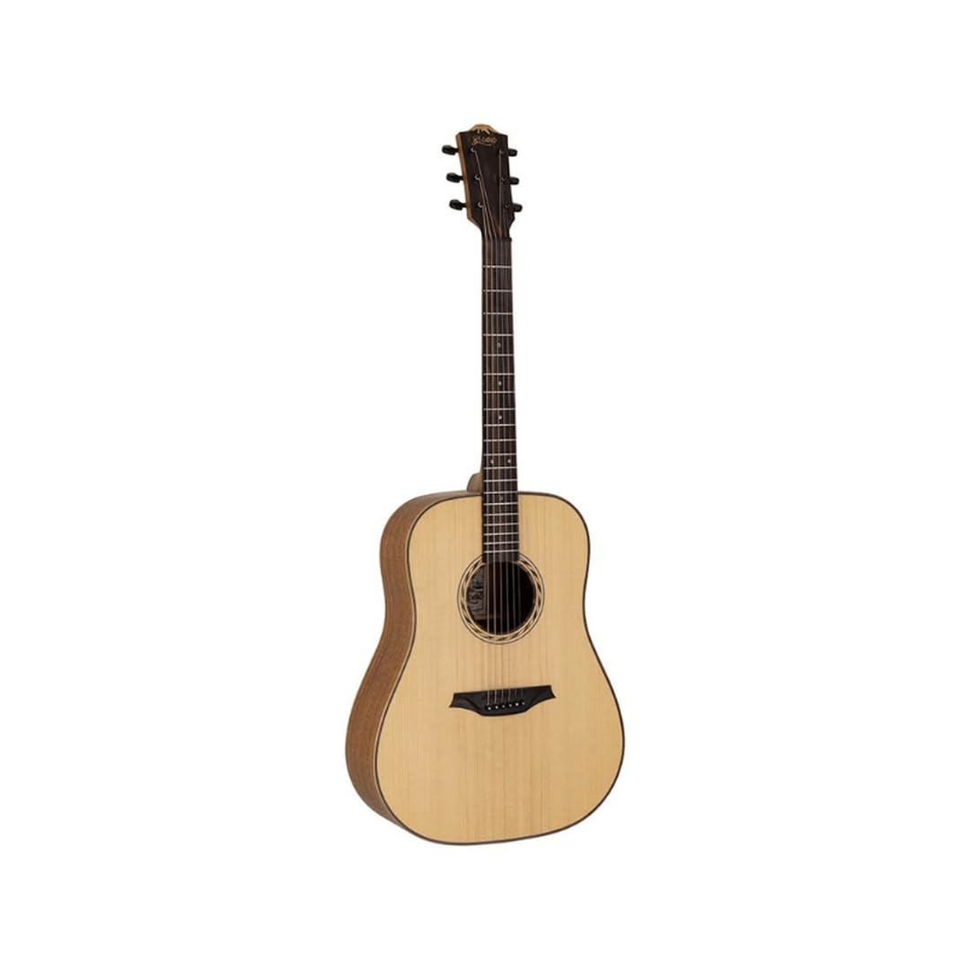 Bromo BAT1 Tahoma Series Solid Top 6 String Acoustic Guitar, Natural