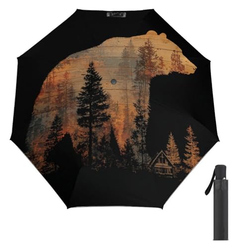 Parapluie pliant ours robuste contre le vent et les intempéries - 6