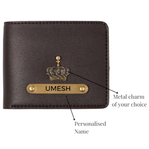 Image of ncgifts Men's Customized & Personalised Wallet | Purse for Men Wallet | Gift for Man | Customized Wallets for Men | Christmas Gifts for Men Man|Secret Santa Gifts for Office Colleagues Staff