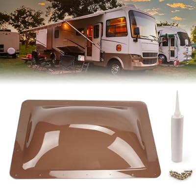 HReapir 18" x 26" RV Skylight Replacement-Smoke