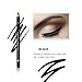 Go Ho 12 PCS Black Eyebrow Eyeliner Pencils,Sweatproof Eyebrow Pencil,Long-lasting Nice Color Eye Brow Gel Pen Makeup Brow Tint Sticks（Black）