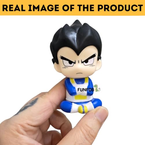 Image of FUNFOB Vegata Action Figure Mini Size Height -8.5cm Collectible PVC Multicolour | Vegeta -Look up