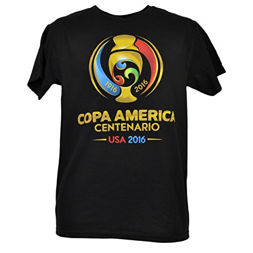 Copa America by Fifth Sun Mens Basic Logo T-Shirt Black Large