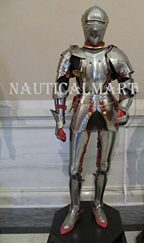 NauticalMart Medieval Combat Full Suit of Armor Collectible Knight Costume