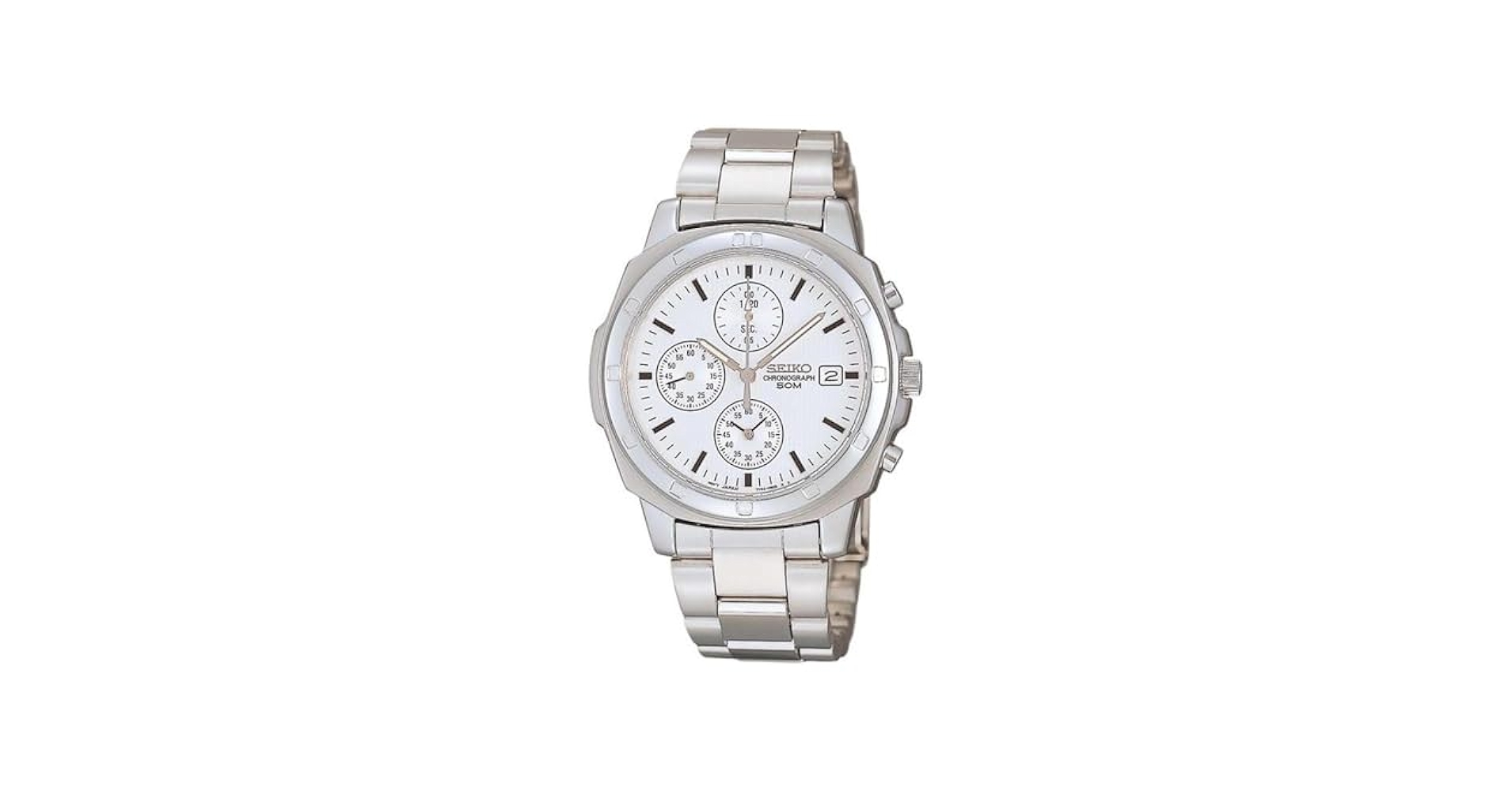 Amazon | [セイコー] SEIKO 1/20秒クロノグラフ クオーツ