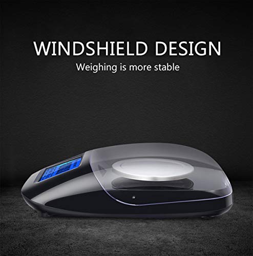 Báscula electrónica de bolsillo precisión 0.001g 50g miniatura 4