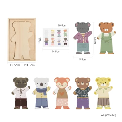 Mamimamihome パズル 木製 着せ替え 関連画像 4