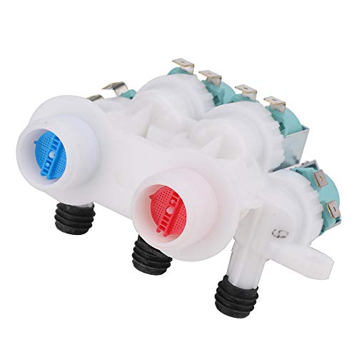 W11165546 Washer Water Inlet Valve for Whirlpool Kenmore- Replace 33090105 W10599423 W10758828 W10839828 W11096267 W11165546VP