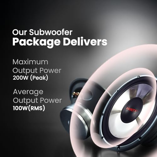 Image of DAINTY Silver SUB WOOFER SUB200 | Size 8 Inch | Magnet 110X20MM | Speaker Output Power 100WRMS /200W MAX | Frequency 25-2500 HZ | Voice Coil Diameter 1.5 inchASV | 8OHM
