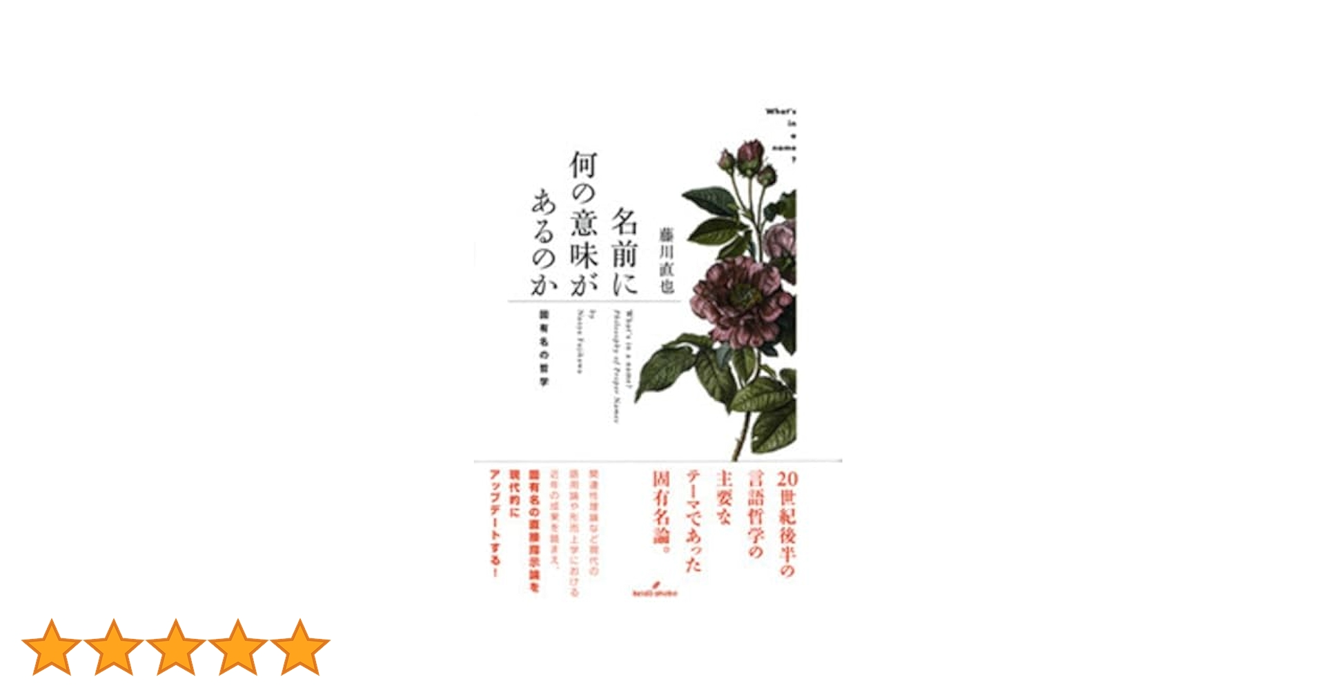 名前に何の意味があるのか: 固有名の哲学 名前に何の意味があるのか: 固有名の哲学 | 藤川 直也 |本