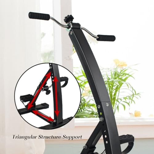 Mini bicicleta estática portátil para ejercicio físico miniatura 6