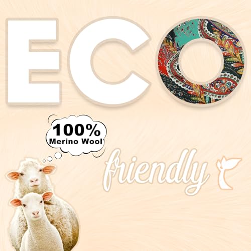 DANA XU 100% Pure Merino Wool Oversized Extra Large Cashmere Pashmina Warm Floral Scarf Shawl And Wrap Dupatta For Women