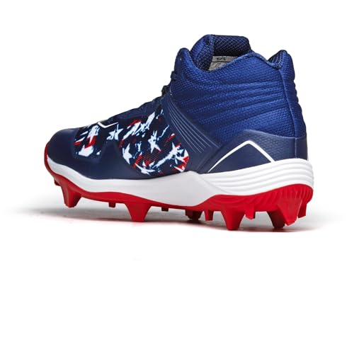 Boombah Viper Men's USA Shooting Stars Molded Cleat Mid - Multiple Color Options - Multiple Sizes2