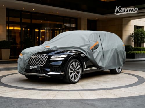 Image of Kayme Waterproof Heavy Duty Car Cover Custom Fit Genesis GV80 2020-2026