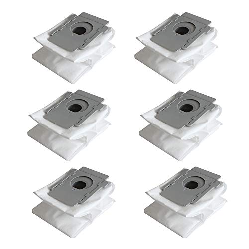 Rediboom Lot de 6 sacs de rechange pour aspirateur robot iRobot Roomba i7 i7+ E5 E6 S9+ Cover