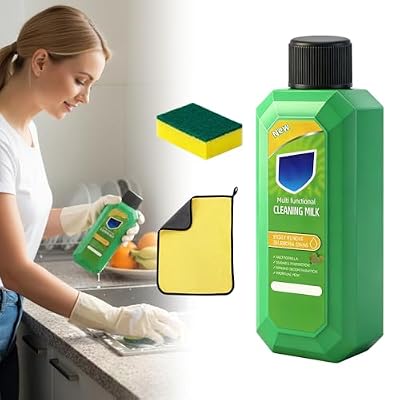 2026 New Cleaning Milk House Cleaner 10.6 oz, Powerful Multifunctional Concentrated Cleaner, Multi-purpose Powerful Cleaners for Household Kitchen (1)