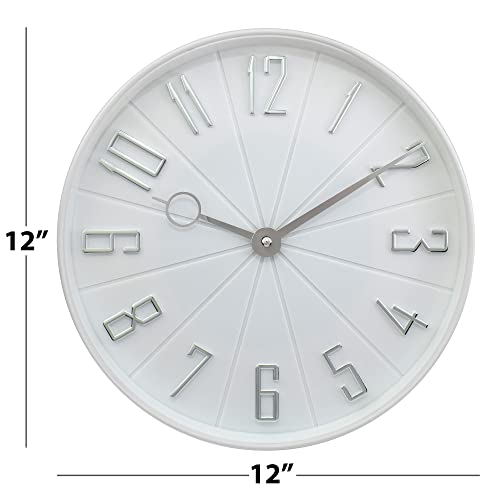 Horloge murale lisible Westclox 32256W pour en finir avec les chiffres flous